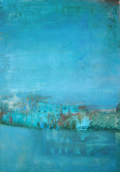 Toile acrylique et encre de chine - Makine - vamérie Georgeon